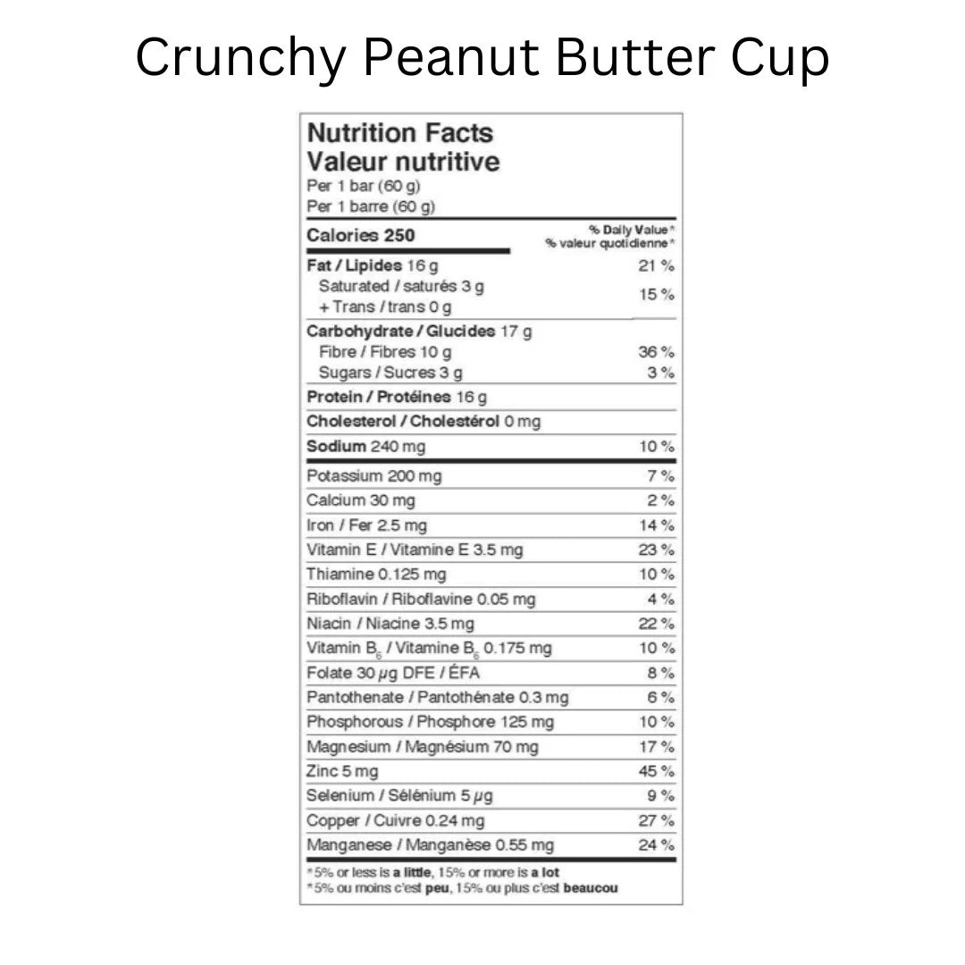Plant Protein Whole Food Energy Bar - Crunchy Peanut Butter Cup