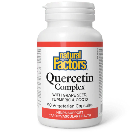 Natural Factors Quercetin Complex with Grape Seed, Turmeric & CoQ10