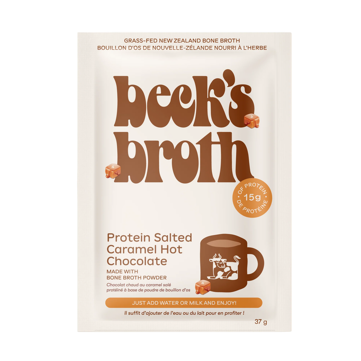Protein Salted Caramel Hot Chocolate - Single Serving