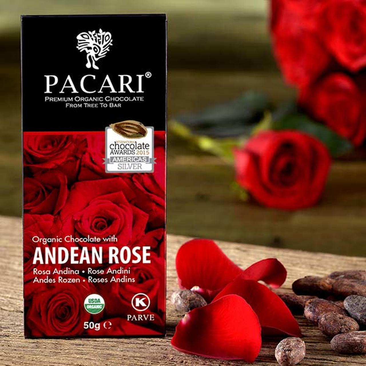 Pacari Andean Rose Organic Chocolate