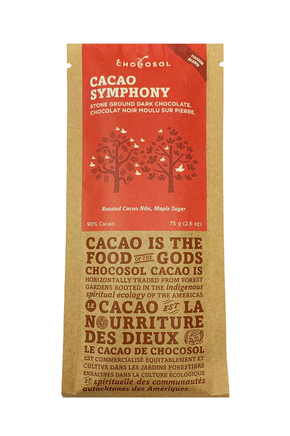 Cacao Symphony 90% Dark Chocolate with Maple Sugar