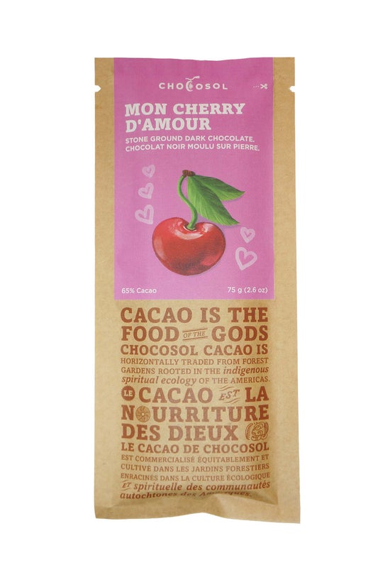 Mon Cherry D'Amour 65% Dark Chocolate