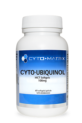 Cyto-Matrix Cyto-Ubiquinol softgel bottle