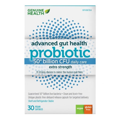 Advanced Gut Health Extra Strength Probiotic - 50 Billion