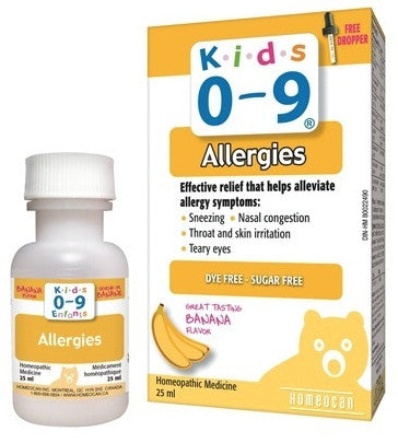 Kids 0-9 Allergies