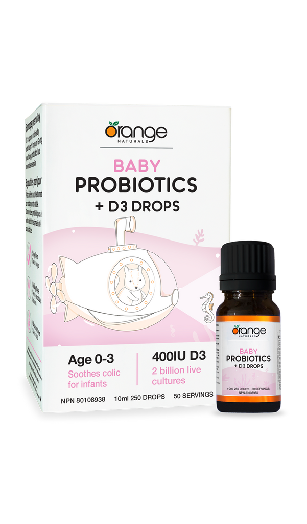 Baby Probiotics + D3 Drops