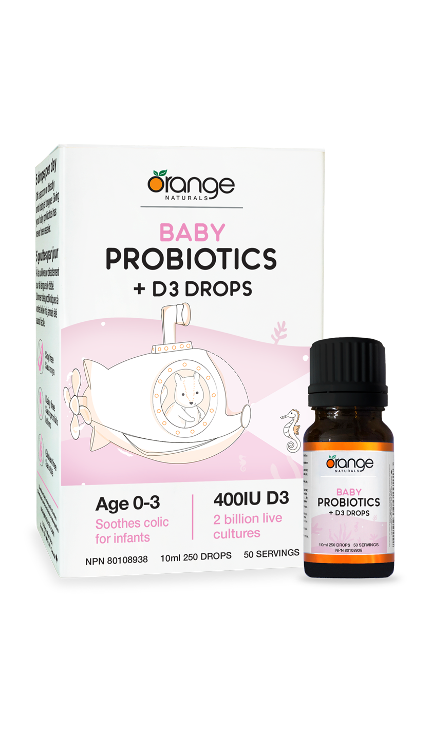 Baby Probiotics + D3 Drops
