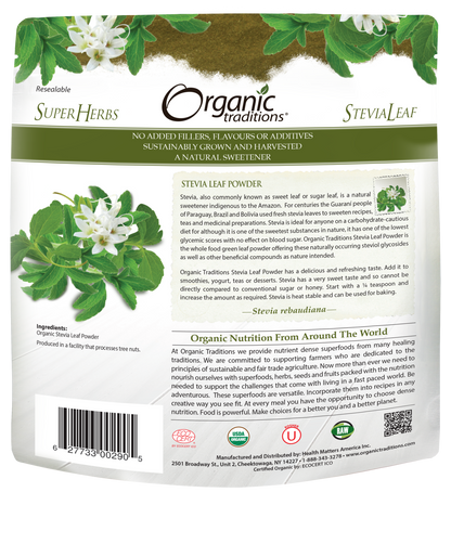 Organic Stevia Leaf Powder