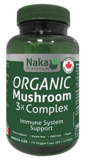 Organic Mushroom 3x Complex - Immune System Support