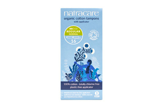 Regular Organic Cotton Tampons with Applicator