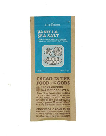 Vanilla Sea Salt 65% Dark Chocolate
