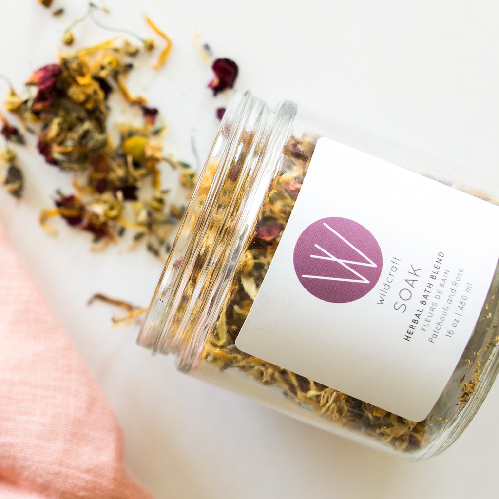 Soak Patchouli & Rose Herbal Bath Blend