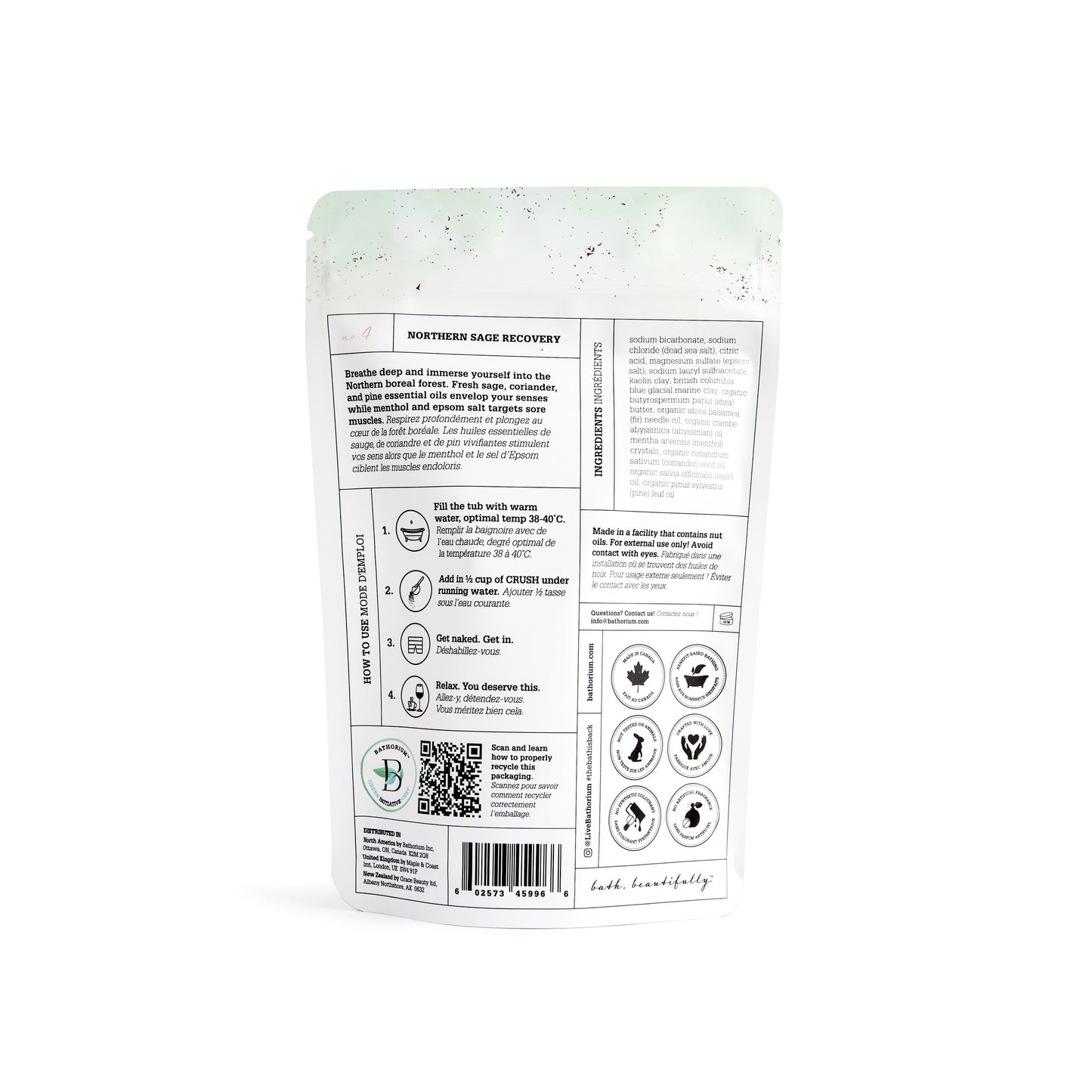 Northern Sage Recovery Crush Bath Soak