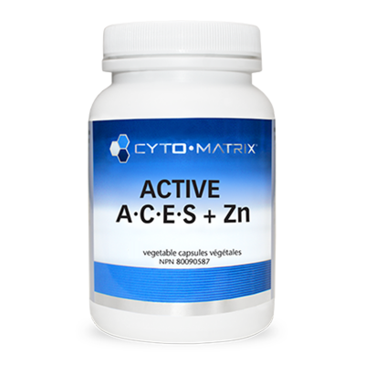 CytoMatrix Active ACES + Zn capsules bottle