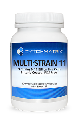 Cyto-Matrix Multi-Strain 11 capsules bottle